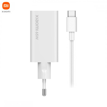 Chargeur Secteur Gan Xiaomi Bhr Gl Mi Travel Charger W Usb Type C Avec C Ble Type C Blanc