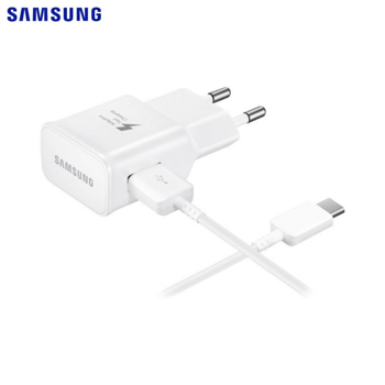 Chargeur Secteur Usb Samsung Ep Ta W Dg Bwe W A Avec Cable Type C Gp Ptu Sobwq Bulk